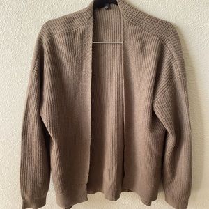 Olive open sweater
